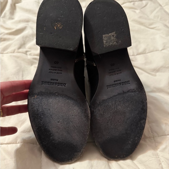 Zadig & Voltaire Black Empress Boots - Picture 8 of 11